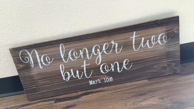 Mark 10:8 No Longer Two But One Mark 10:8 No Longer Two But One